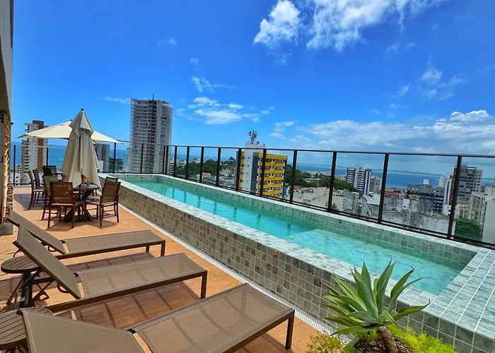 Feriado Do Trabalho Com Rooftop Com Piscina Vista Mar, Academia E Praia