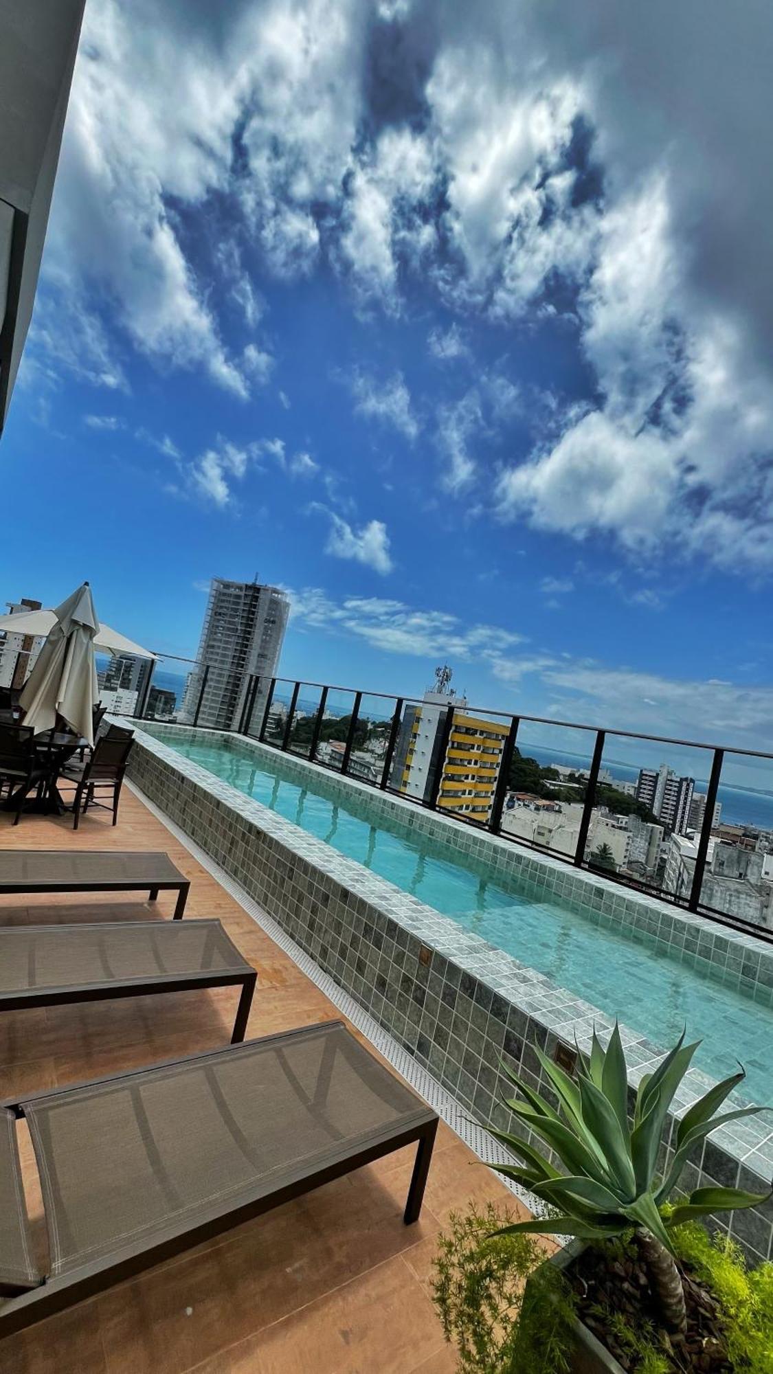 Feriado Do Trabalho Com Rooftop Com Piscina Vista Mar, Academia E Apartment